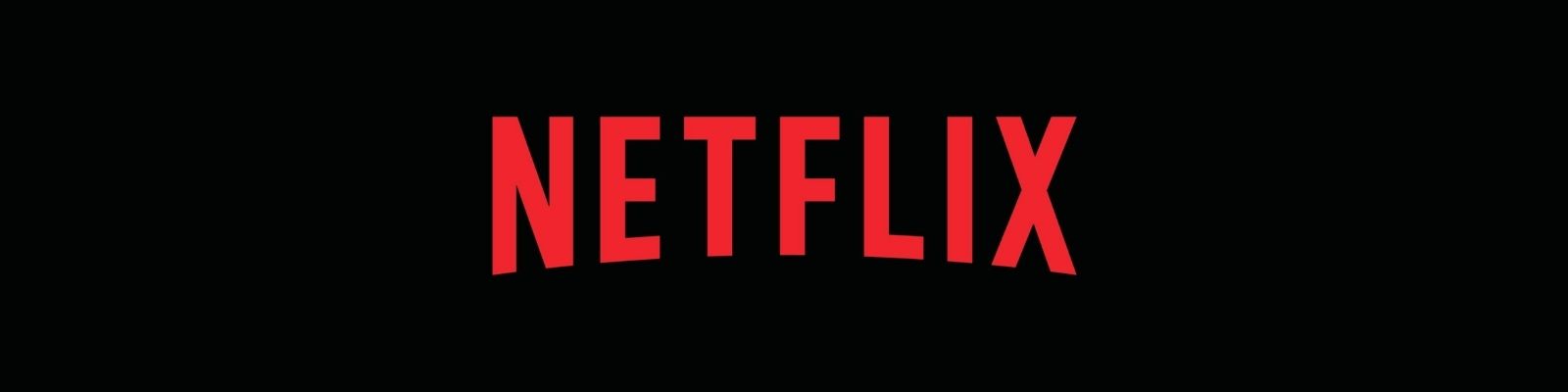 Logomarca da Netflix com fundo preto