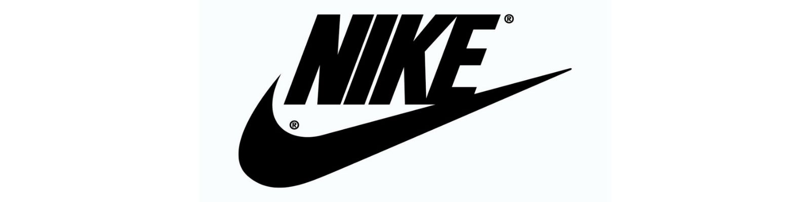 Logomarca Nike em fundo branco