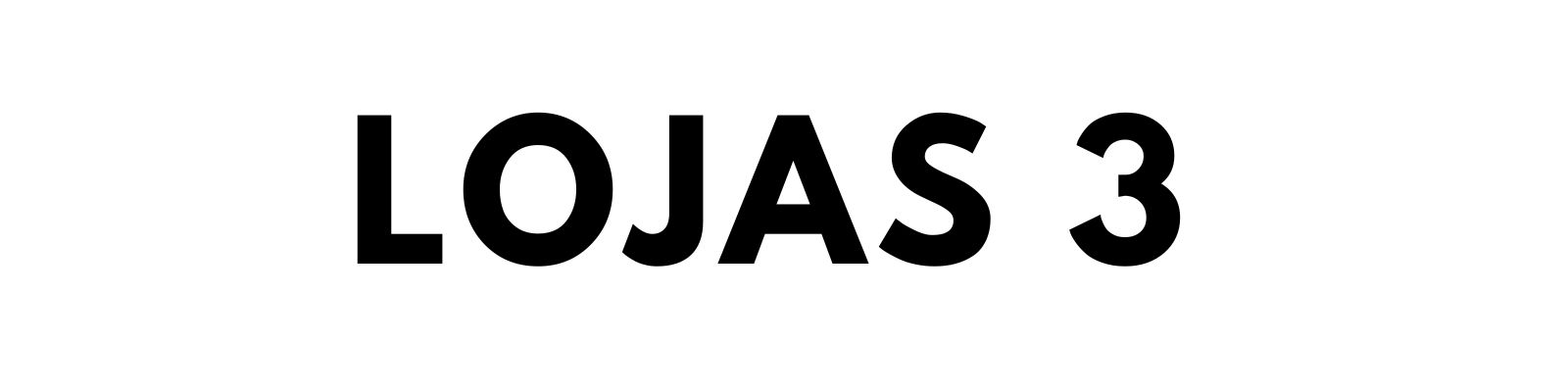 Lojas Três Logomarca