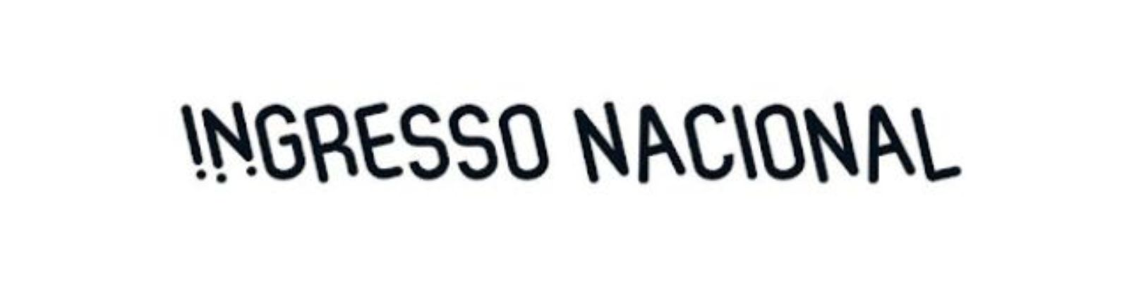Logomarca Ingresso Nacional